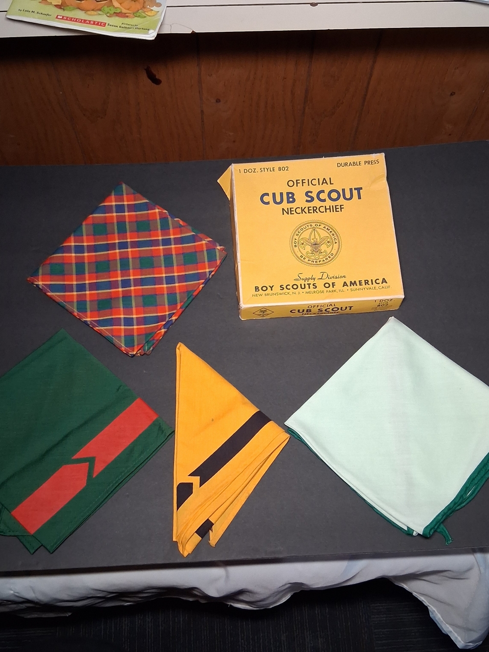 BSA Neckerchief Lot Vintage Used with Box Lot of 4
